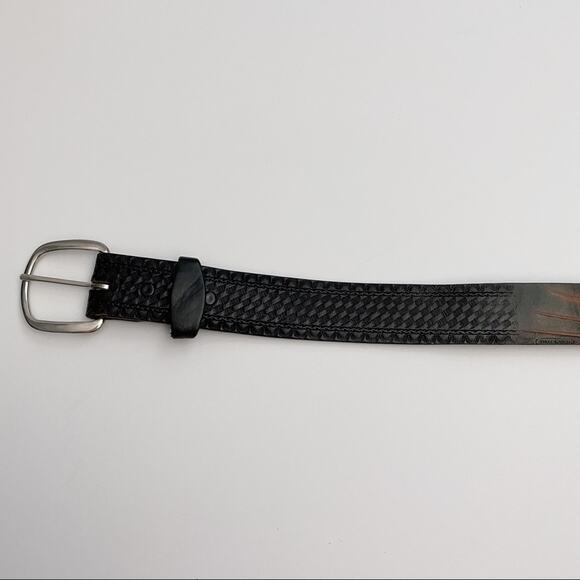 Bald Eagle Sun Genuine Leather Tooled Belt Small - Picture 5 of 15